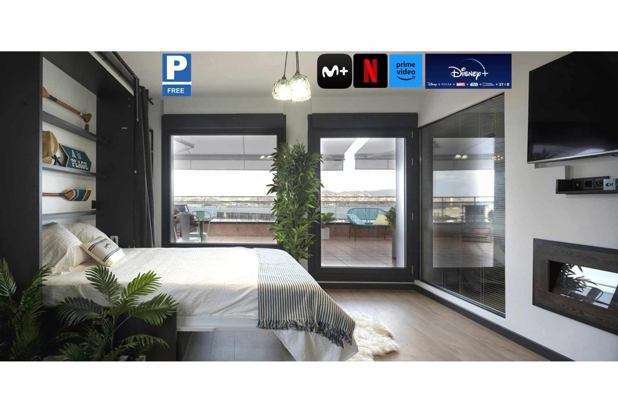 Atico Lujo Costa Vasca Bilbaoterraza Mar Jacuzi Apartment Santurtzi Exterior photo